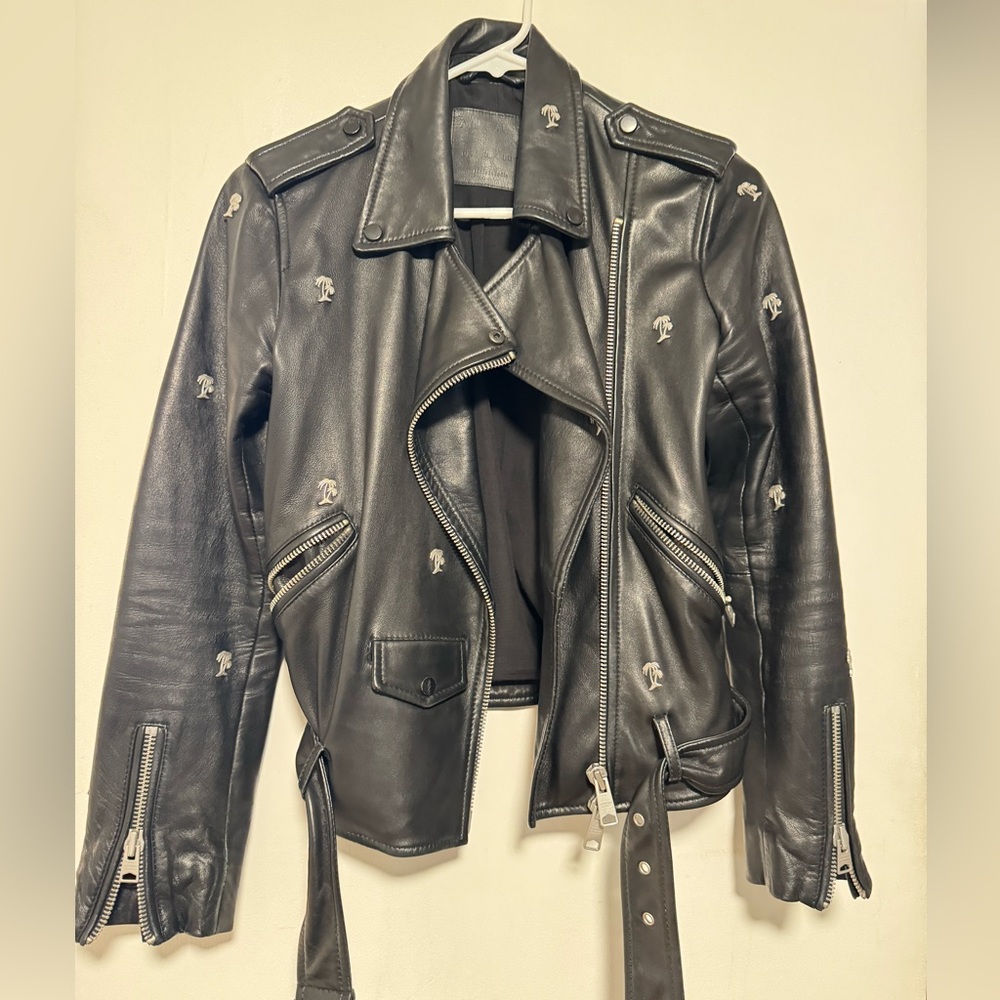 All saints limited edition leather jacket